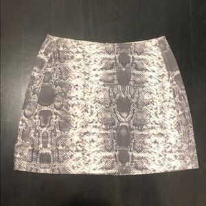 Snakeskin skirt never worn from urban outfitters